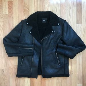 Asos Black Sherpa Jacket